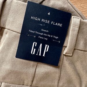Gap, size 4 highrise flare.